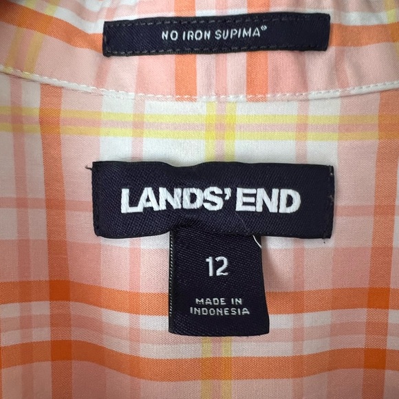 LANDS‎ END No Iron Button Down 2 for $22 ❇️ - Picture 3 of 4